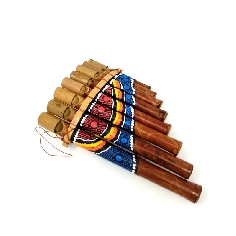 Flauta de Pan pintada