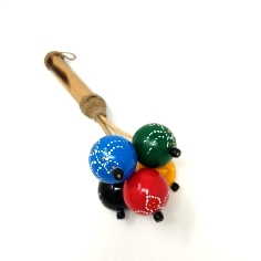 Maraca cascabel colores