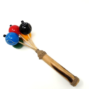 Maraca cascabel colores