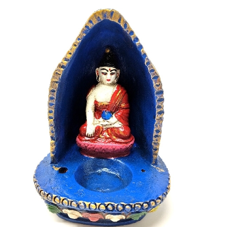 Shakiamuni en cueva- Incensario- terracota