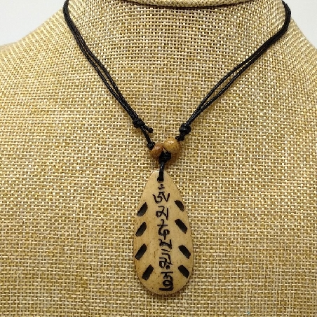 Colgante de hueso colghu52 (3 unidades)