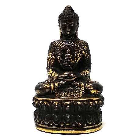 Buda Amitabha sobre flor de loto 15 cms.