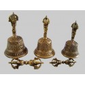 campana tibetana + dorje (grande)