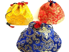 Bolsa de seda mediana