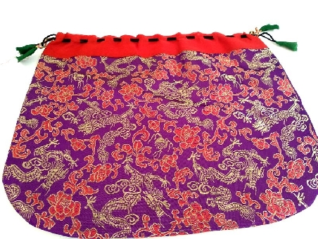 Bolsa de seda grande