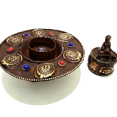 Incensaro cobre Buda 6 soles 2