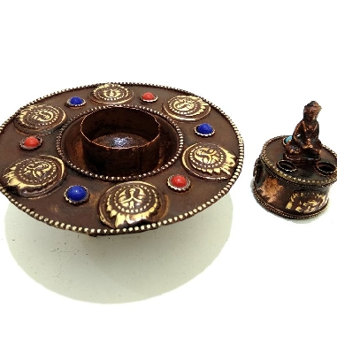 Incensaro cobre Buda 6 soles