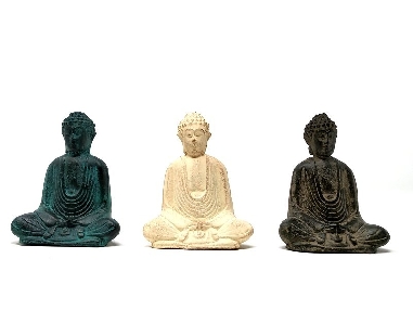 Buda Za zen piedra pequeño (10 cms.)