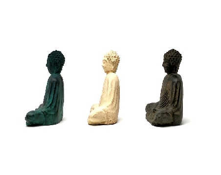 Buda Za zen piedra pequeño (10 cms.)