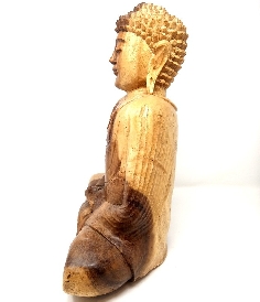 Buda de madera 40 cms. Dhyana mudra