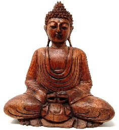 Buda de madera 40 cms. Dhyana mudra 2