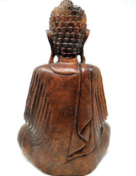 Buda de madera 40 cms. Dhyana mudra