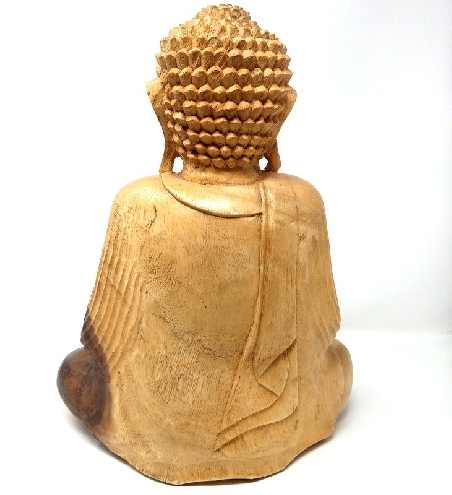 Buda de madera 40 cms. Dhyana mudra