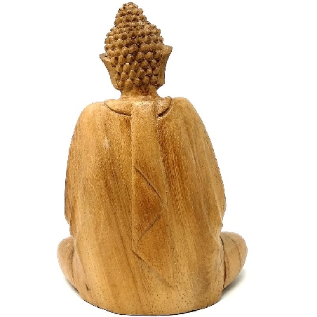 Buda de madera 20 cms.-Dhyana mudra
