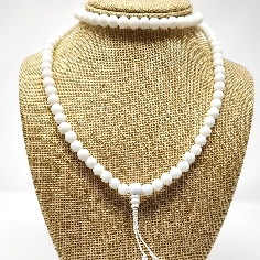 Mala de cristal blanco