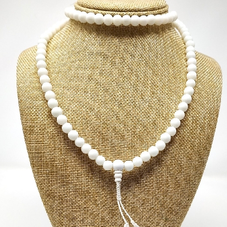 Mala de cristal blanco