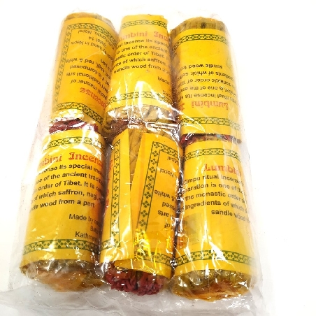 Lumbini. Incienso trenzado. Pack ahorro