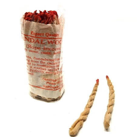 Sándalo. Incienso trenzado