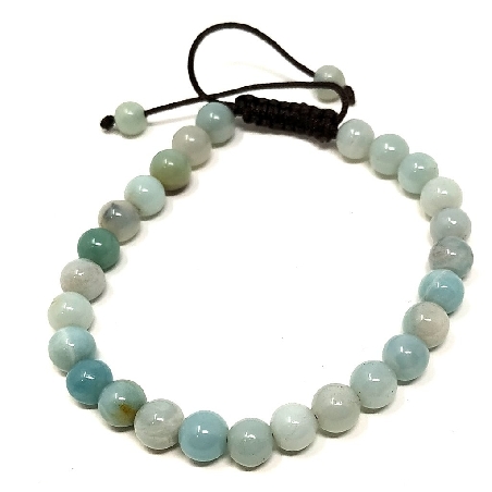 Pulsera de Amazonita 7 mms.