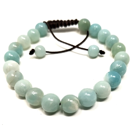 Pulsera de Amazonita 8 mms.