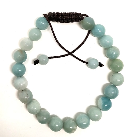 Pulsera de Amazonita 8 mms.