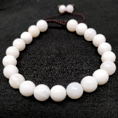 Pulsera de concha marina clara