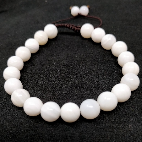 Pulsera de concha marina clara