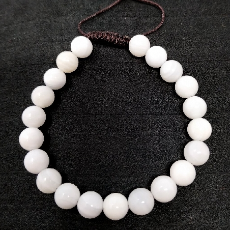 Pulsera de concha marina clara