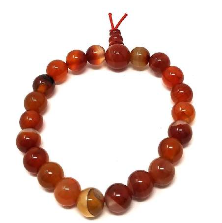 Pulsera de Cornalina elástica