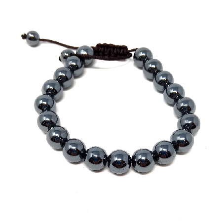 Pulsera de hematite elástica