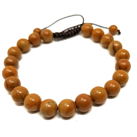 Pulsera de Jaspe color madera
