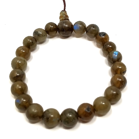 Pulsera elástica de Labradorita