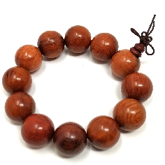 Pulsera elástica de Sándalo rojo 20mms.