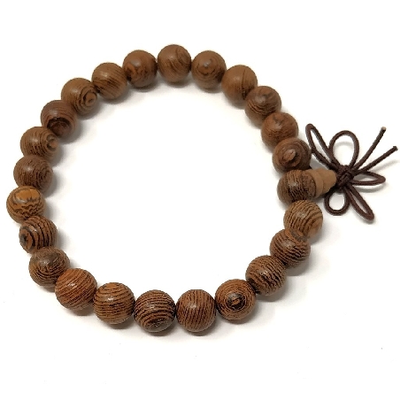 Pulsera elástica de madera Wengué