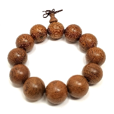 Pulsera elástica de madera de Wengué 20 mms.