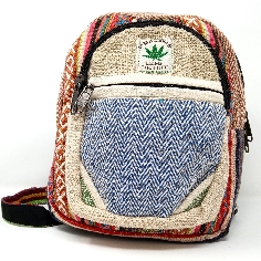 Mochila pequeña cañamo y algodón