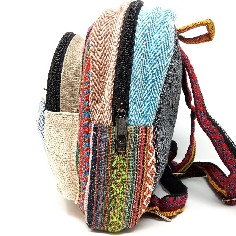 Mochila pequeña cañamo y algodón 2