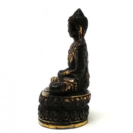 Buda Amitabha sobre flor de loto 15 cms.
