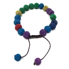 Pulsera de lava colores