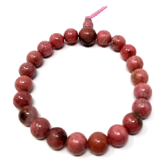 Pulsera elástica de Rodocrosita