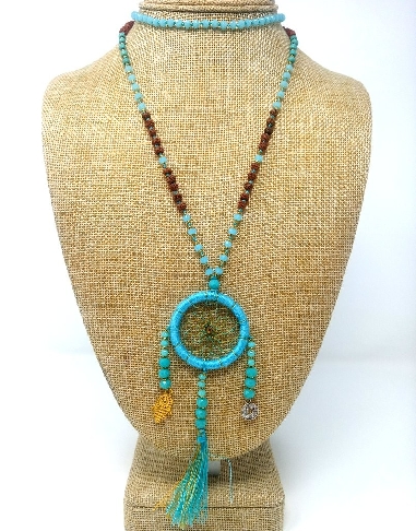 Collar atrapasueño y Rudraksa