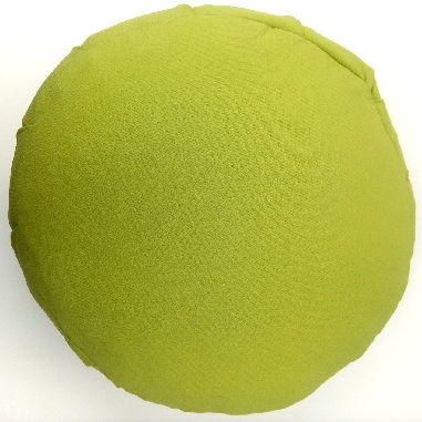 Zafu. Cáscara espelta ecológica. Verde pistacho. Mediano