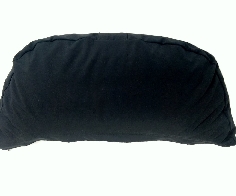 Zafu Cáscara espelta ecológica. Media luna negro. 2