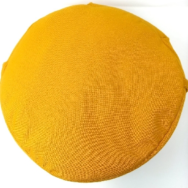 Zafu Cáscara espelta ecológica. Naranja liso.