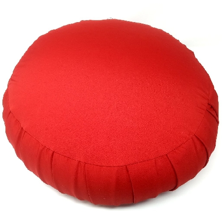 Zafu Cáscara espelta ecológica. Rojo extra grande