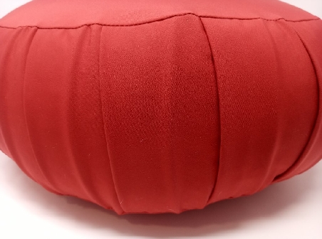 Zafu Cáscara espelta ecológica. Rojo extra grande