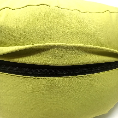 Zafu Cáscara espelta ecológica. Verde pistacho extra grande