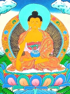 Shakiamuni con brocado mediano 2