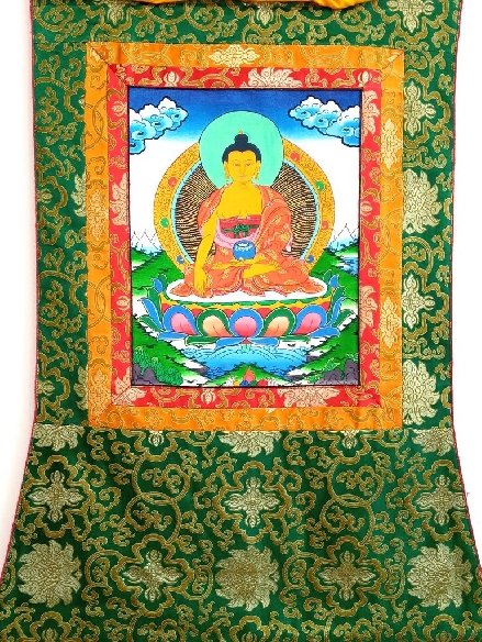 Shakiamuni con brocado mediano
