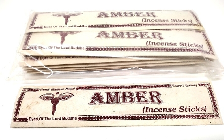 Incienso natural "Ámbar" PACK 10